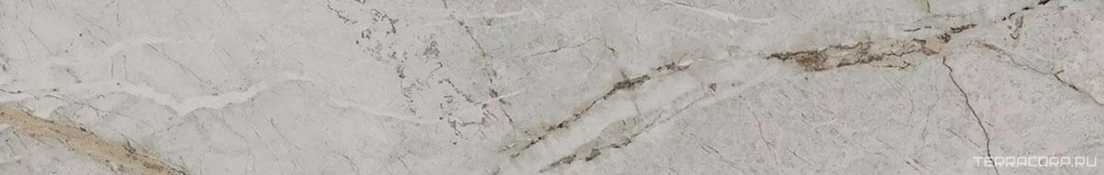 Подступенок Ифран серый светлый матовый обрезной 60x10,7x0,9