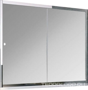 Шторка на ванну , 170x140 см, раздвижная, профиль глянцевый хром, стекло прозрачное, ZZ Vegas Glass ZV ZV Tur Novo 170 08 01