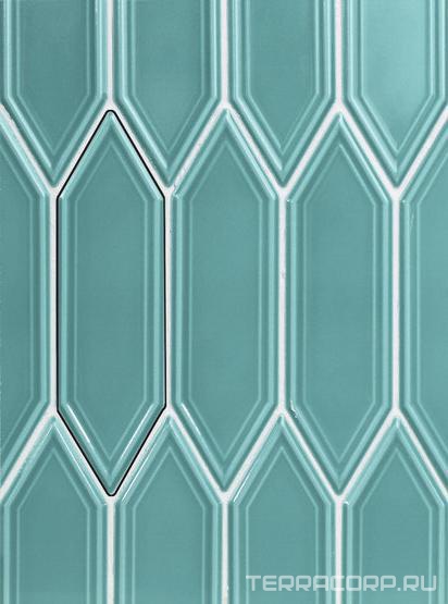 Керамическая плитка APE Ceramica The Hamptons Gin Acqua 5x18 Зеленый, фото 4
