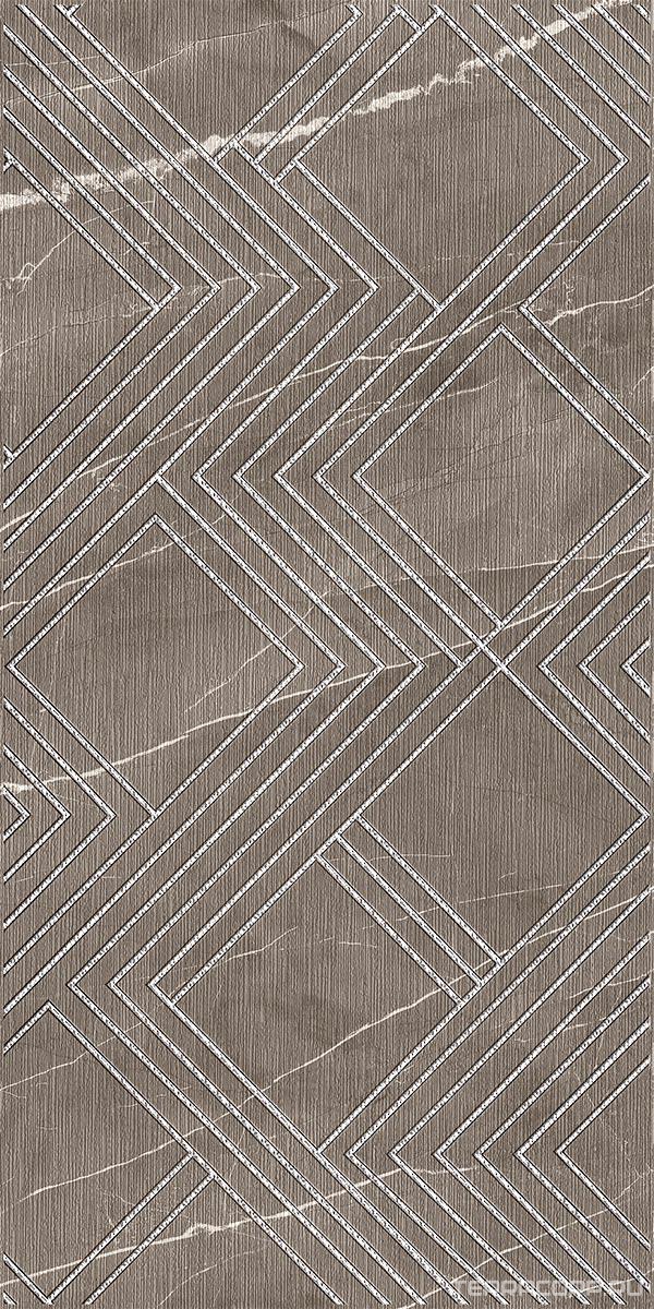 Керамическая плитка Azori Hygge Декор HYGGE MOCCA CRISTALL 31.5x63 Коричневый, фото 4