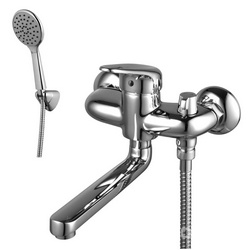 Смеситель для ванны/душа plus Luna, с аксессуарами, хром ZZ