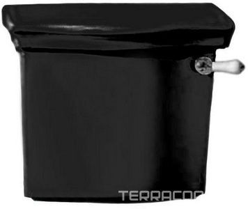 Бачок для унитаза "Компакт",цв. черный (без механизма и ручки слива)  ZZ Devon & Devon Westminster 2IBCBBWES