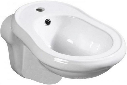 Биде подвесное 380х520мм, с 1 отв.д/смесит.,  ZZ Kerasan Retro 102601