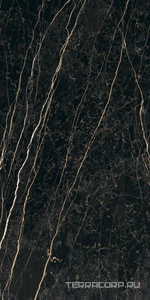 Керамогранит Florim Prexious of Rex Thunder Night Glossy 60x120 Черный 