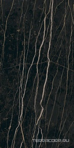 Керамогранит Florim Prexious of Rex Thunder Night Glossy 60x120 Черный 