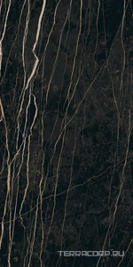 Керамогранит Florim Prexious of Rex Thunder Night Glossy 60x120 Черный 