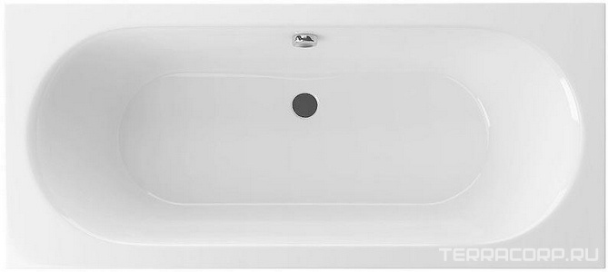 Ванна акриловая Excellent Oceana Slim 170*75 см, без каркаса, без с/п, белая, ZZ Excellent oceana WAEX.OCE17WHS