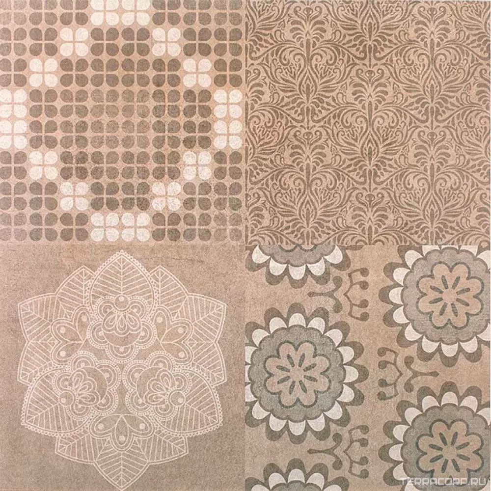 Керамогранит Kerama Marazzi Королевская дорога обрезной ZZ60х60 Коричневый, фото 6
