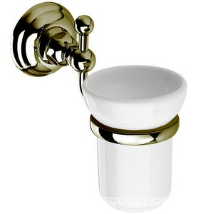 Стакан настенный (цв. бронза/керамика),  ZZ Nicolazzi Classica 1488 BZ