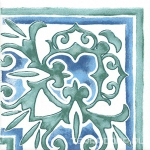 Керамическая плитка Kerama Marazzi Византия Декор  2257 1/4 ZZl9.9х9.9 Комбинированный 