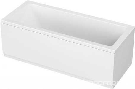 Ванна 170х80хh49см, прямоугольная, без каркаса, (акрил),  ZZ Cezares Plane Solo PLANE SOLO-170-80-49-W37