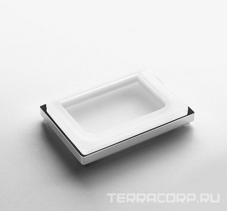 Мыльница настольная, (стекло матовое/хром),  Colombo Look B1640.000