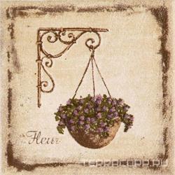 Керамическая плитка Kerama Marazzi Прованс Декор  2 l9.8х9.8 Бежевый 