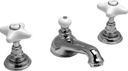 Смеситель для раковины, на 3 отв. с д/к, (хром) White Rose ZZ