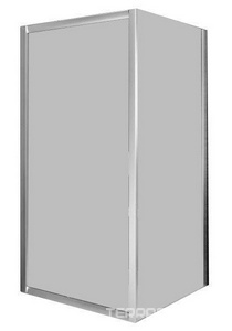 Неподвижная створка  90, профиль сатин, стекло прозрачное ZZ Ravak BLPS 9BH70U00Z1