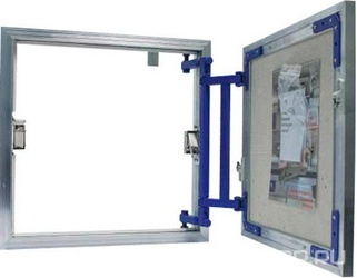 Люк сантехнический ревизионный AL-KR 70(в)x35(ш) см, открывание нажатием, ключ для регулировки в комплекте ZZ