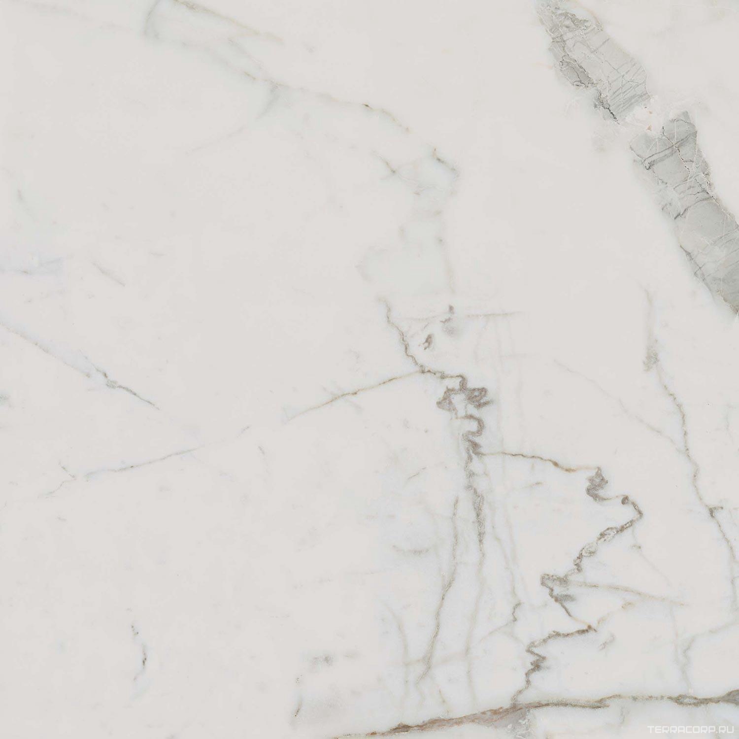 Керамогранит Dado Ceramica Marmi Pregiati Supreme Calacatta Rett 60x60 Белый, фото 5
