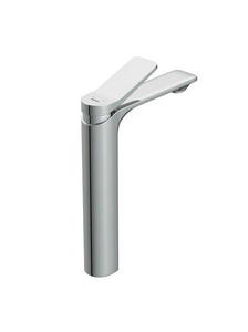 Смеситель для раковины, высокий, донный клапан click clack в комплекте, цв.хром Cersanit Odra 63054