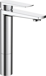 Смеситель для раковины, Высокий, без д/к, (цв.хром), Carin ZZ