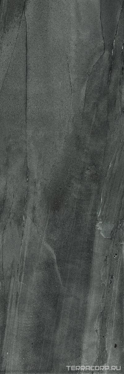 Керамогранит Ariostea Ultra Pietre Basaltina Antracite Prelucidato (Soft) 6 mm 100х300 Серый, фото 6