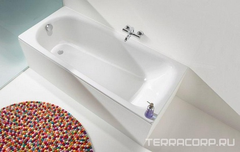 Ванна стальная "SANIFORM PLUS" 180х80 мод.375-1, с частичным anti-slip покрытием, цвет белый, без комплекта ножек ном.87090 ZZ Kaldewei Saniform Plus 112830000001