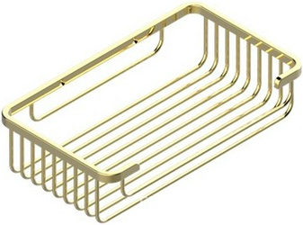 Полочка металл. решётка, глубокая 200х150mm (цв. латунь (Luxbrass)) Versailles ZZ