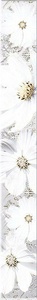 Керамическая плитка Azori Sfumato Бордюр  Grey "Floret"XXl6.2x50.5 Комбинированный 