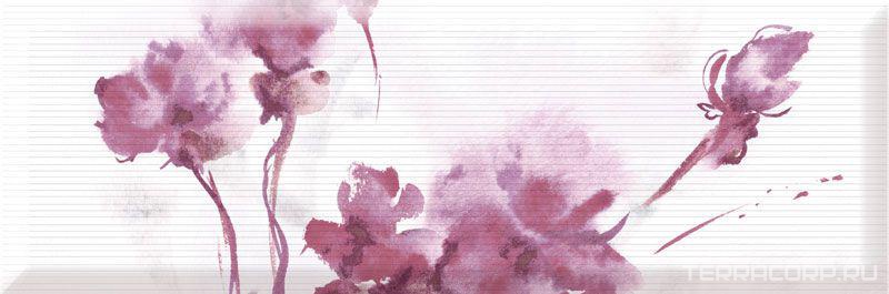 Керамическая плитка Absolut Keramika Aure Dec. Water Flowers 02 15x45 Комбинированный, фото 3