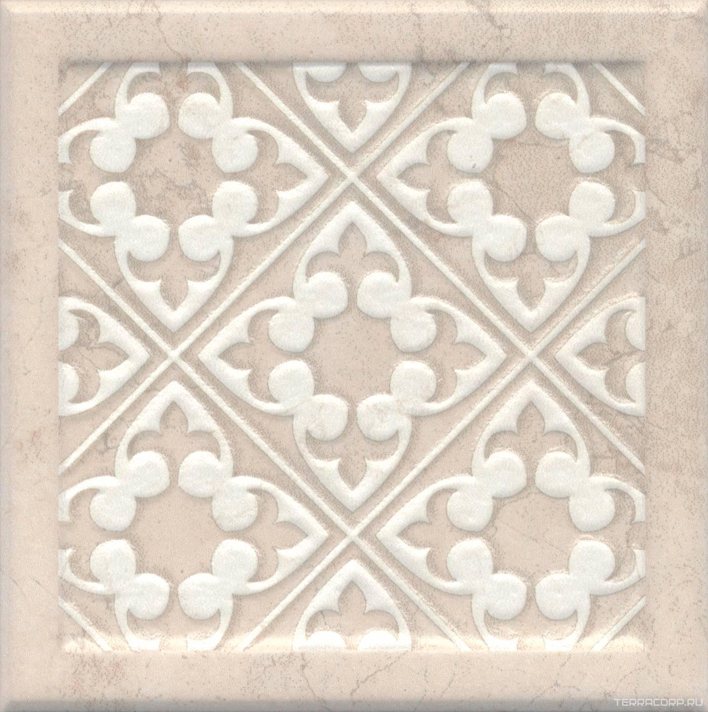 Керамическая плитка Kerama Marazzi Лонгория Декор B97 XX15x15 Бежевый, фото 3