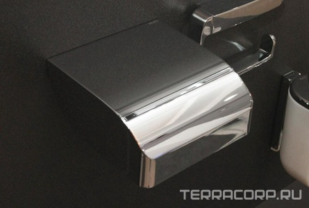 Держатель д/туал. бумаги, с крышкой, (цв.хром), Elegance ZZ Keuco Elegance New 11660 010000