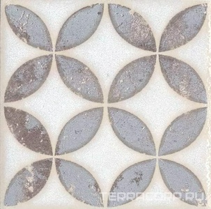 Керамогранит Kerama Marazzi Амальфи Вставка  орнамент коричн А401 9.9х9.9 Комбинированный 