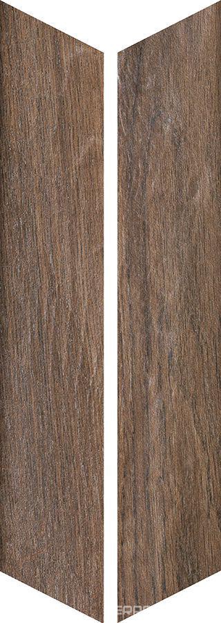 Керамогранит Sadon Vintage Brune Chevron KL 7.5x40.7 Коричневый, фото 3