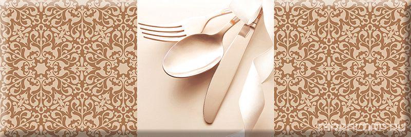 Керамическая плитка Absolut Keramika Monocolor 10x30 Decor Cutlery 02 10x30 Комбинированный, фото 3