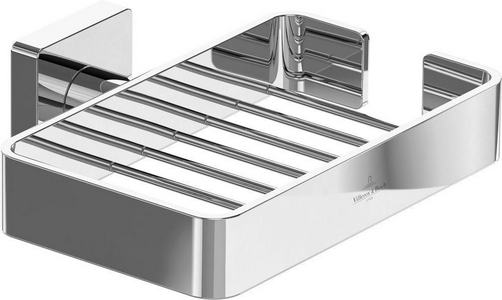 Мыльница-решетка настенная, (цв.хром),  ZZ Villeroy & Boch Elements – Striking TVA15200800061