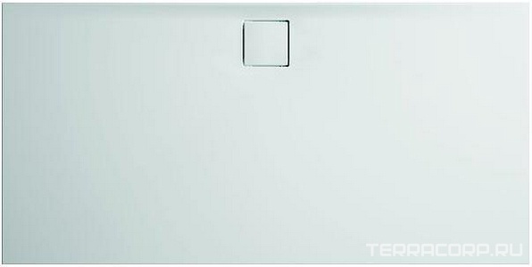 Поддон душевой 1200х1000хh30(52)мм, без сифона (оборуд. слива) ножек, рамы, (минер. литьё цв. мат.белый), крышка слива в компл.,  ZZ Huppe Huppe EasyFlat EF0116 083