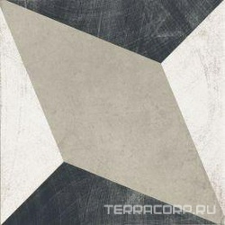 Керамогранит CIR Via Emilia Italia Grigio Inserto 20x20 Комбинированный 