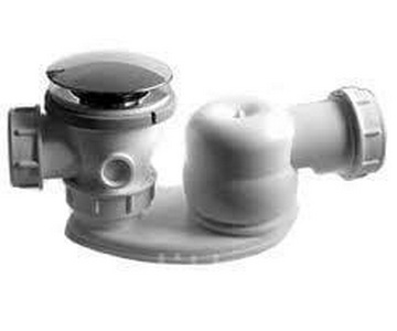 Сифон сливной с донным клапаном, для ванной, нажимная крышка слива (цв.светлое золото), D&D ZZ Devon & Devon Универсал SFAS400.36OT