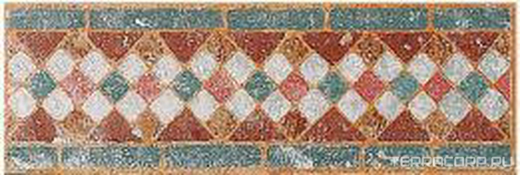 Decorado Romanico rojo XX |11x33