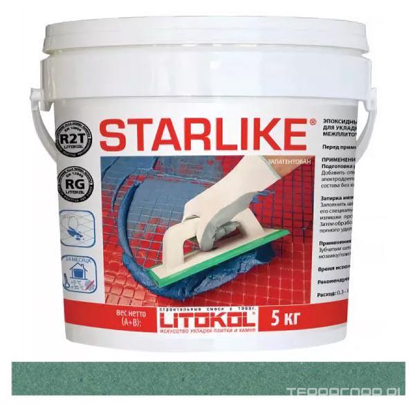 Затирка VERDE PINO C.550 зеленая сосна 5 кг. ZZ Litokol Starlike C550/5, фото 3