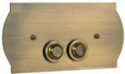 Клавиша двойного смыва , латунь, цвет бронза  ZZ Boheme Medici 931 / 651