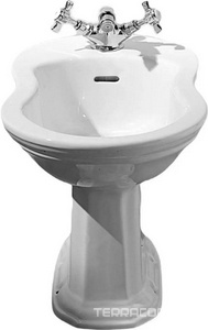 Биде напольное 33х54хh36,5см, с 1 отв. д смесителя (крепл. в компл.),  ZZ Devon & Devon Oxford IBBID(1)FOXF