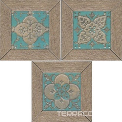 Вставка Меранти беж мозаичный|13x13