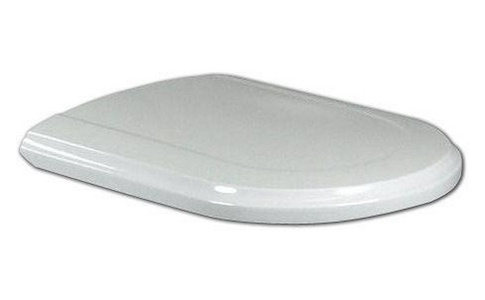 Сиденье для унитаза, с микролифтом, (цв.R1 white, петли цв.латунь),  ZZ Villeroy & Boch Hommage 8809S6R1