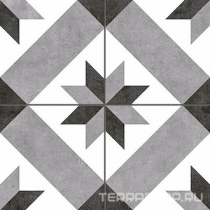 Керамогранит Etili Seramic Patchwork Nero Pre-Cut 45x45 Черный 