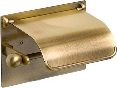 Держатель для туалетной бумаги, с крышкой, (цв. бронза),  KL Pomd'or Windsor 26.40.91.011