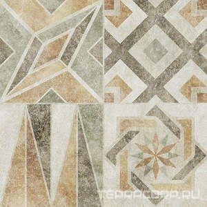 Керамическая плитка Kerama Marazzi Кампионе Декор  1 матовыйXX20x20 Бежевый 