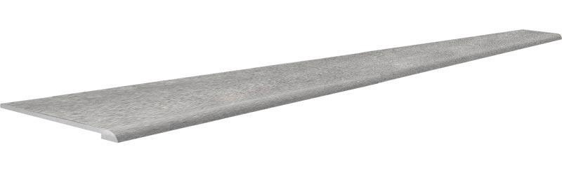 Ступени Kerama Marazzi Фондамента Ступень DOUBLE Техно Проходная серый светлый(n059039)34.5х238.5 Серый, фото 5