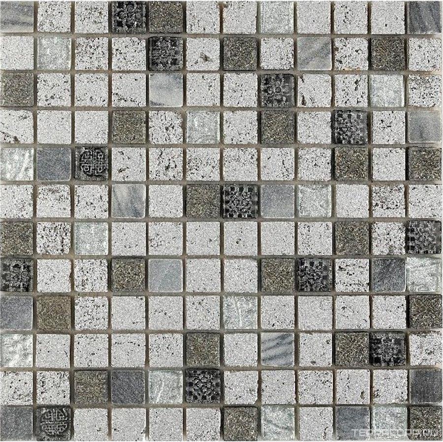 Мозаика Спектр-М Микс стекло Мозаика из стекла на сетке SK10-055 30x30 Комбинированный, фото 3