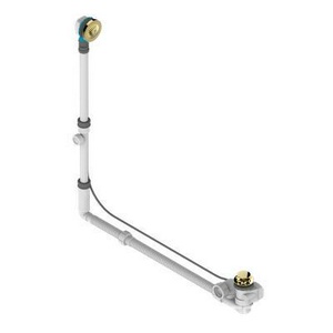 Слив-перелив удлинённый 70см, автомат (цв. бронза (Bronze brillant)) Versailles ZZ THG Art Deco G14-D01-302GM