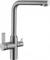 Смеситель для кухни, с встроенным краном для питьевой воды, (цв. сатин), BelBagno ZZ